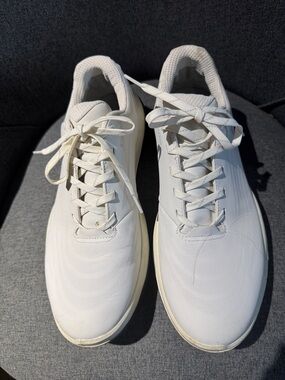 Ecco White Lace-Up Men's Sneakers